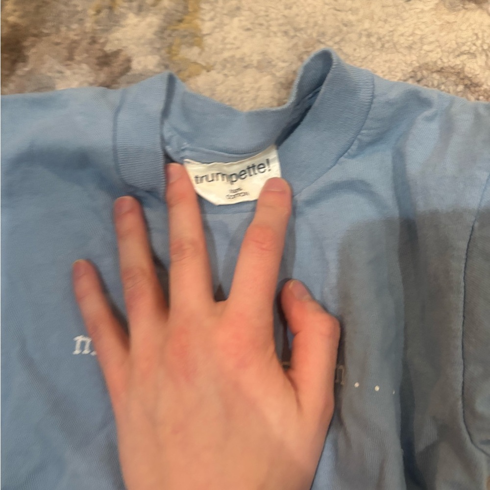 Trumpette Light Blue Tee